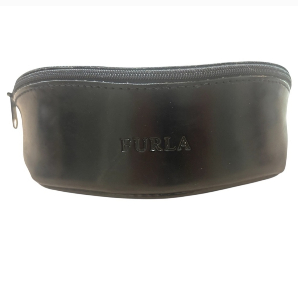Furla Glossy Black Sunglasses with Case (EUC) - Picture 4 of 15